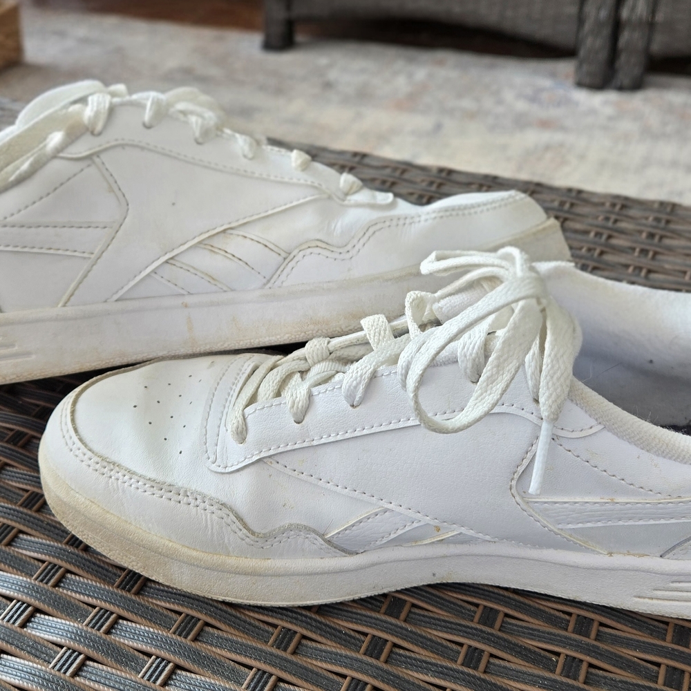 Reebok Classic White Leather Sneakers - Picture 4 of 8